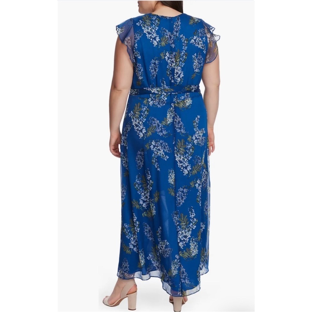 Vince Camuto Weeping Willows Floral Ruffle Dress - Picture 2 of 10